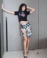 Poca Rabanne - Star Mini Jupe Skirt