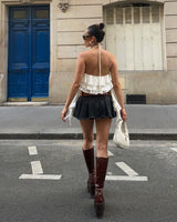 Lioness - Denim Mini Skirt With Shorts