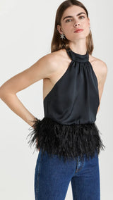 Ramy Brook - Danni Feather Top