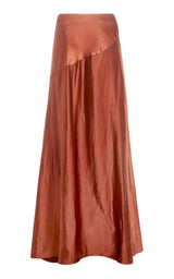 Significant Other - Aura High-Rise Satin Skirt