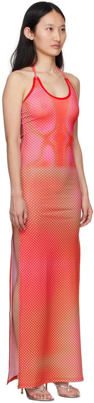 Sinead Gorey - Red Digital Print Curve Enhancing Maxi Dress