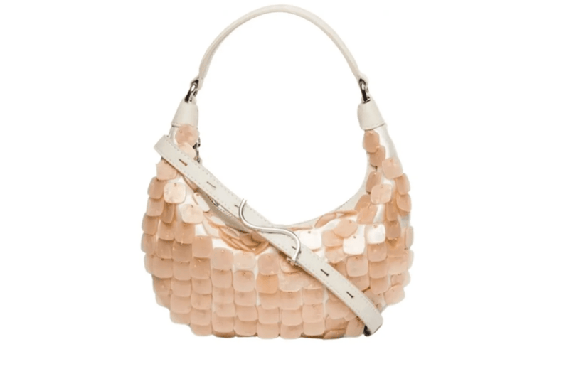 STAUD - Sasha Mini Mother-of-Pearl Crossbody Bag