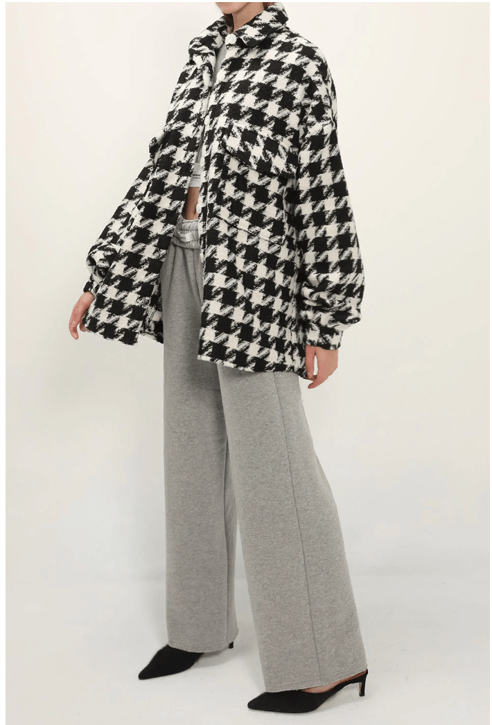 Storets - Hannah Houndstooth Shirt Jacket