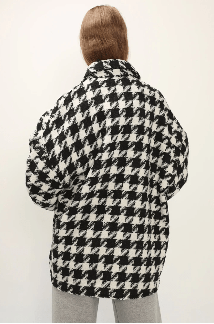 Storets - Hannah Houndstooth Shirt Jacket