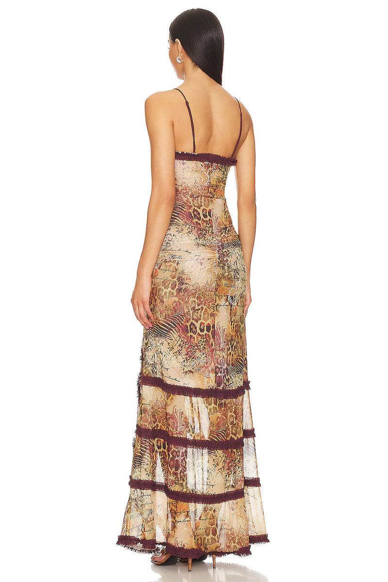 Jaded London - Open Neck Maxi Dress