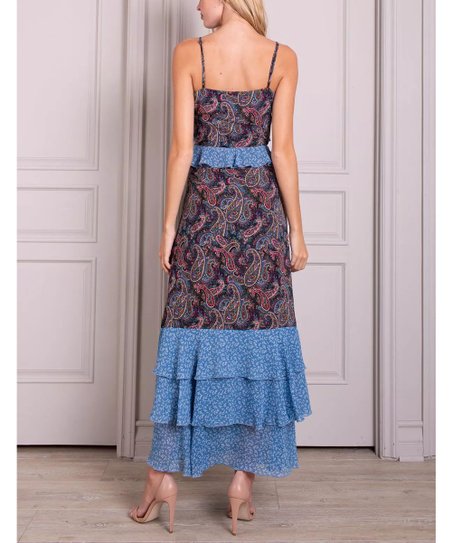 Senlis - Nora Ruffle Sleeveless Maxi Dress