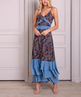 Senlis - Nora Ruffle Sleeveless Maxi Dress