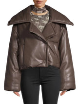 Nanushka -Jamie Cropped Puffer Jacket