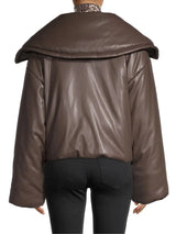 Nanushka -Jamie Cropped Puffer Jacket