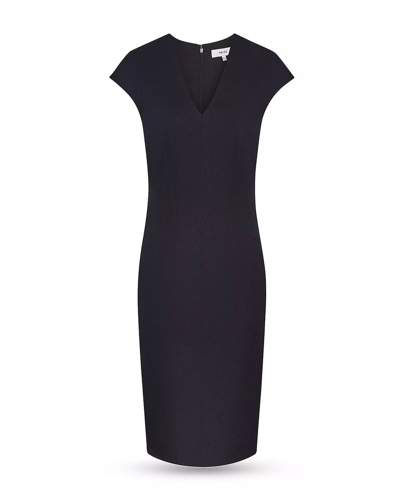 REISS -Hayes Cap Sleeve Dress