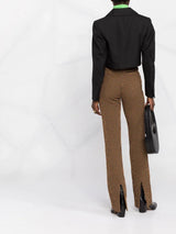 Ganni -Double-breasted cropped jacket