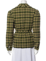 ROUJE -Plaid Print Coat