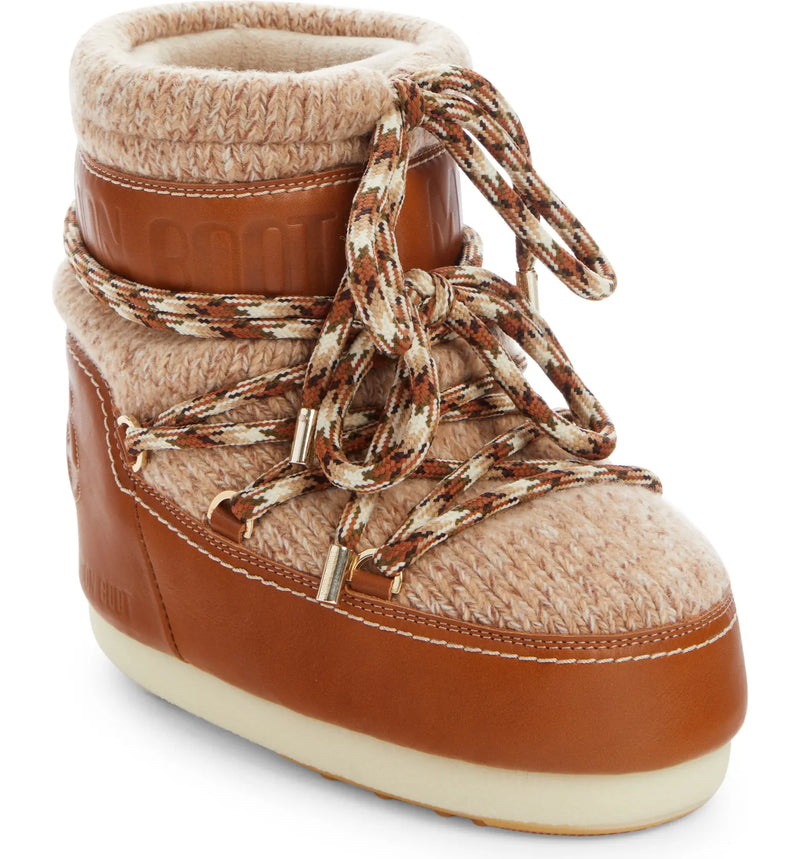 Chloé -Chloe x Moon Boot® Lace-Up Boot