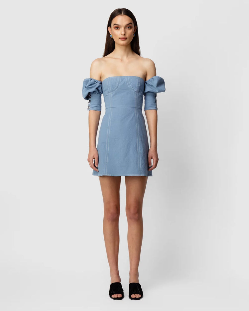 The Wolf Gang -El Mar Bust Cup Sleeved Dress