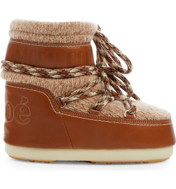 Chloé -Chloe x Moon Boot® Lace-Up Boot