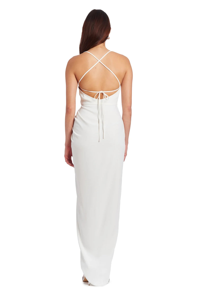 Amanda Uprichard -Jasalina Maxi Dress in Ivory