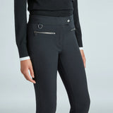 Erin Snow -Jes Pant in Racer in Black