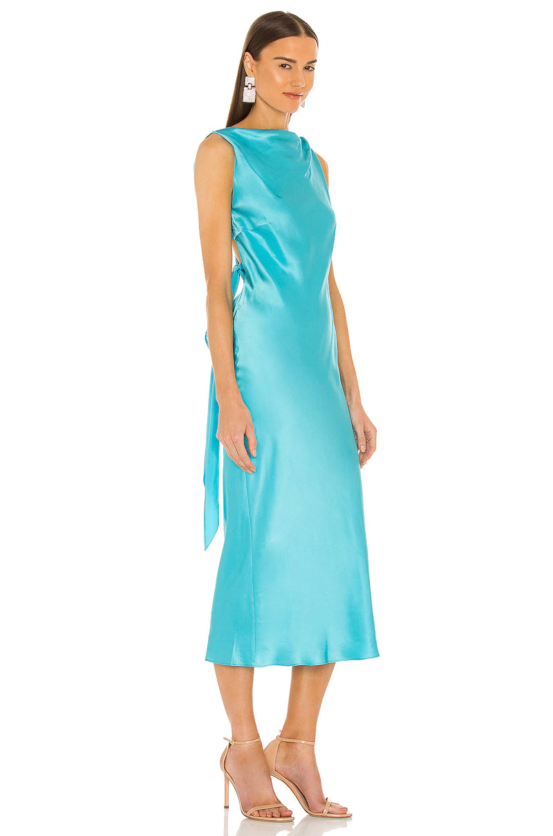 The Bar -Max Dress in Turquoise