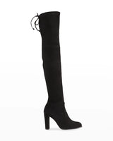 Stuart Weitzman -Highland Suede Over-the-Knee Boots