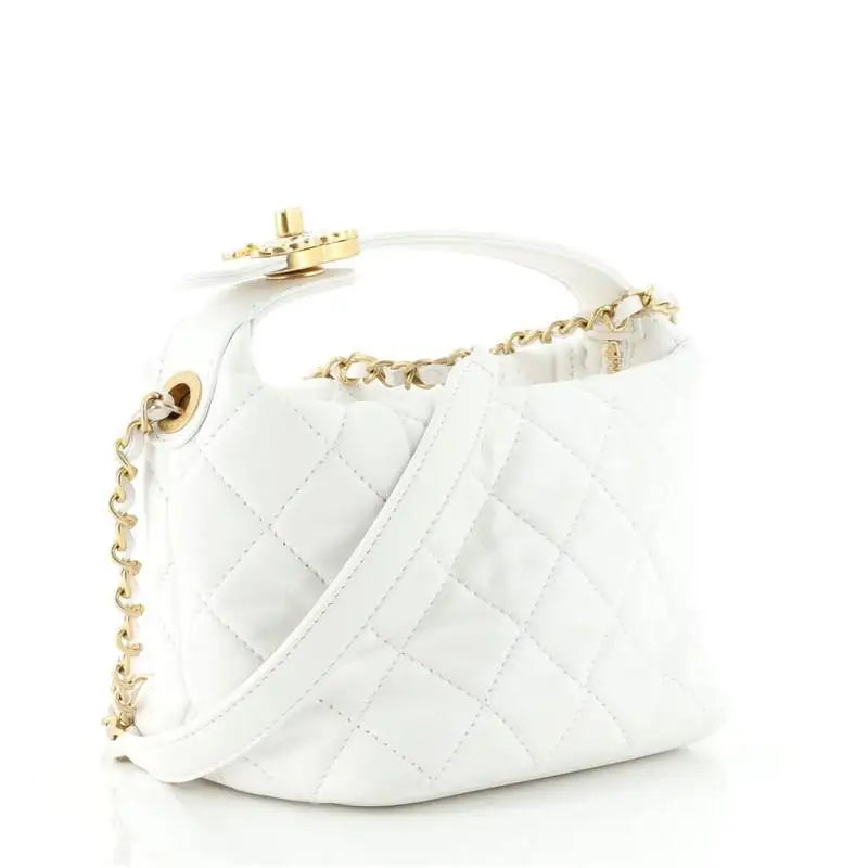 Chanel Lambskin Perfect Meeting Small Hobo Bag