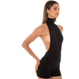 Are You Am I -Raili Romper in Black