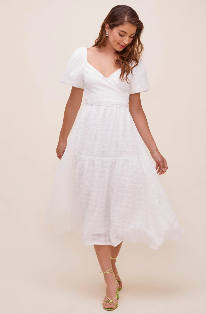 ASTR the Label -Sonnet Dress in White