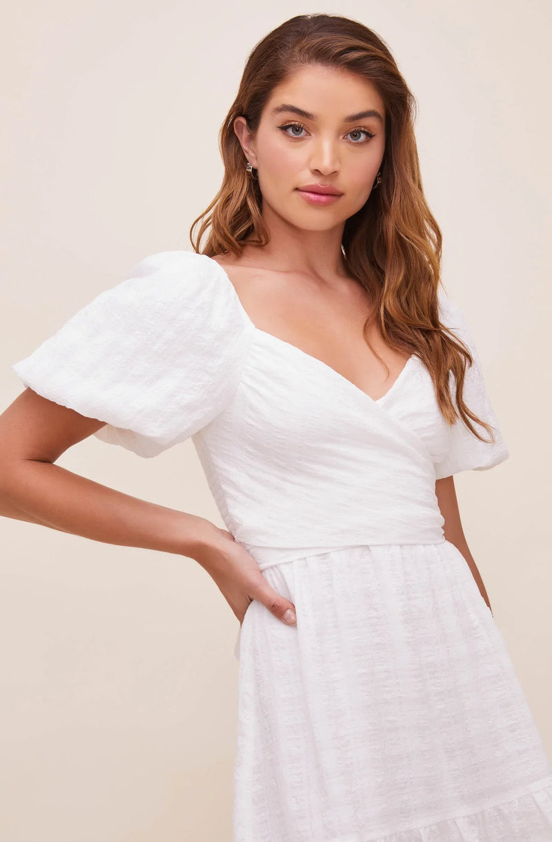 ASTR the Label -Sonnet Dress in White