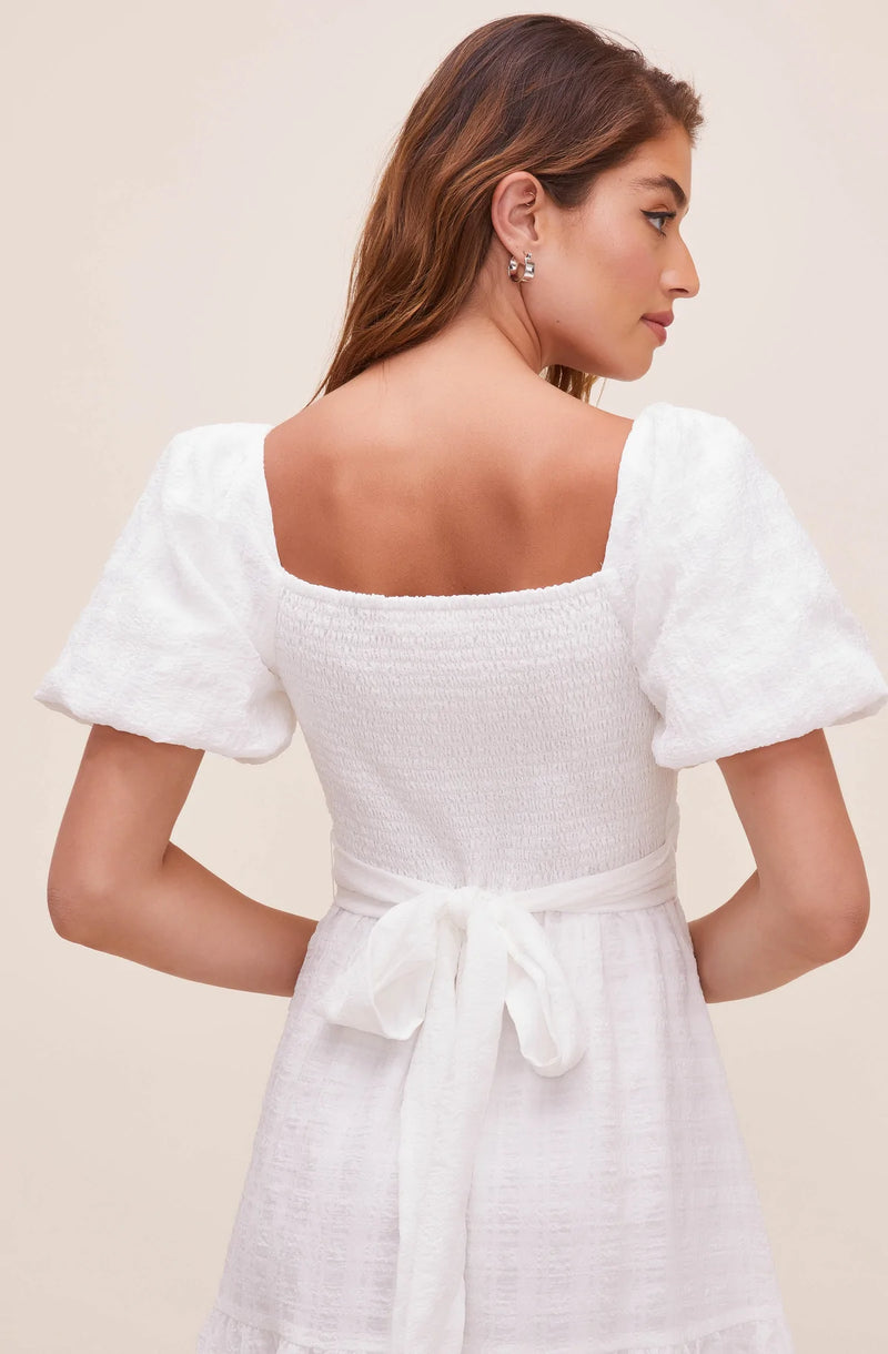 ASTR the Label -Sonnet Dress in White