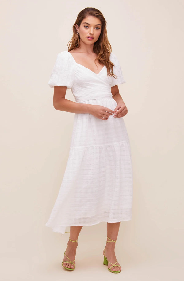 ASTR the Label -Sonnet Dress in White