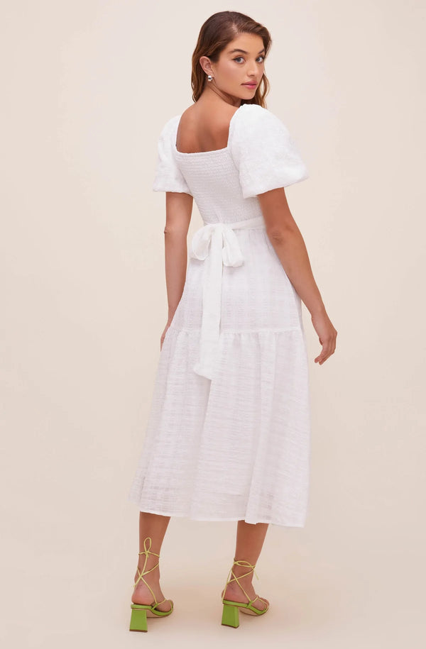 ASTR the Label -Sonnet Dress in White